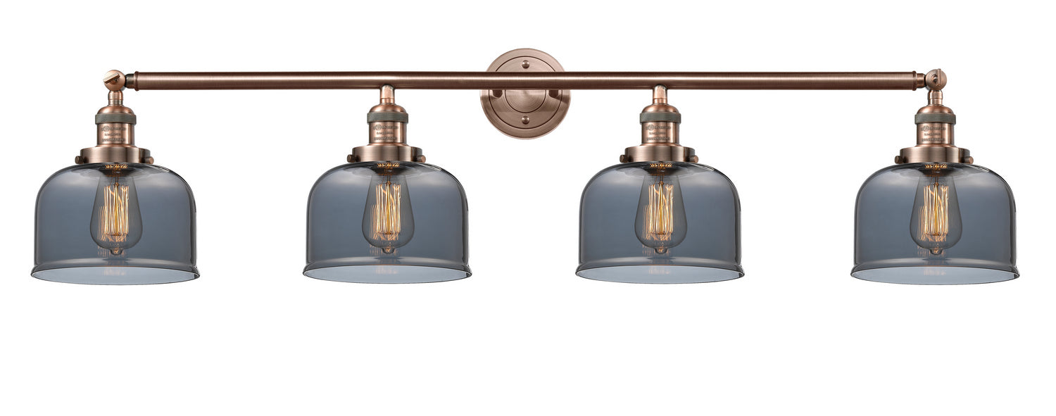 Innovations - 215-AC-G73 - Four Light Bath Vanity - Franklin Restoration - Antique Copper