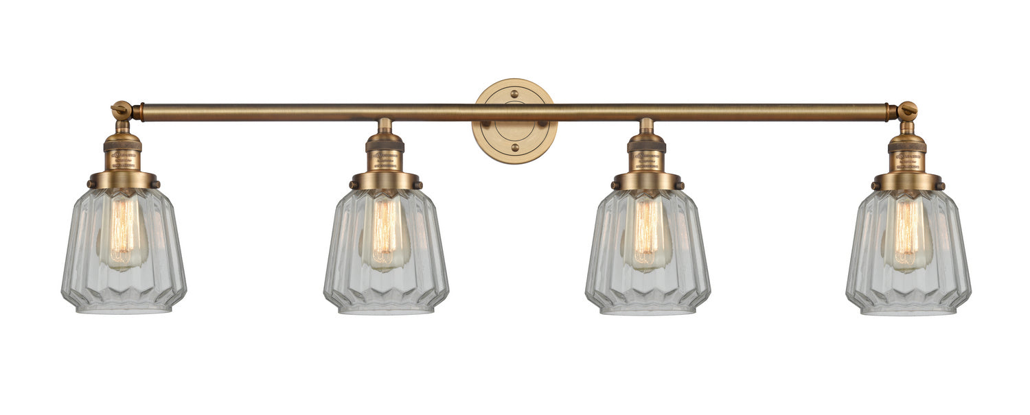Innovations - 215-BB-G142 - Four Light Bath Vanity - Franklin Restoration - Brushed Brass