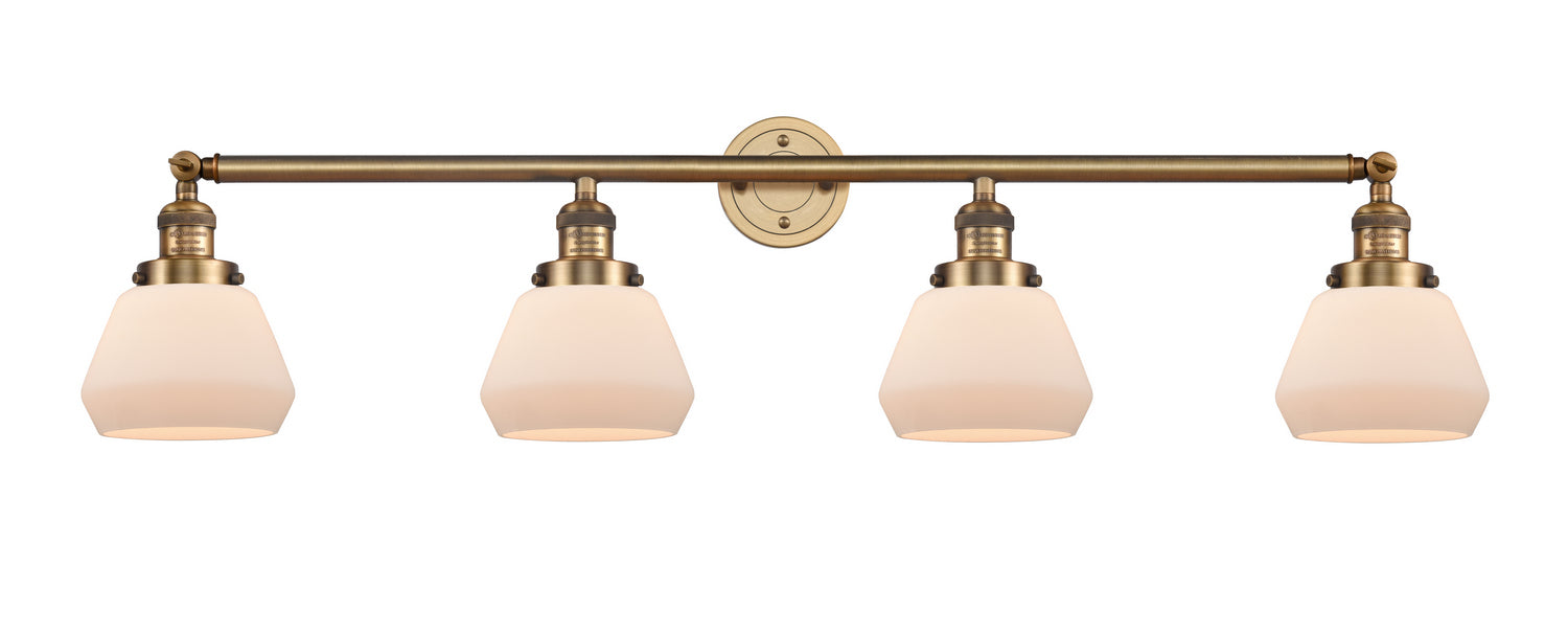 Innovations - 215-BB-G171 - Four Light Bath Vanity - Franklin Restoration - Brushed Brass