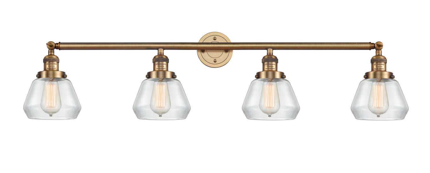 Innovations - 215-BB-G172 - Four Light Bath Vanity - Franklin Restoration - Brushed Brass