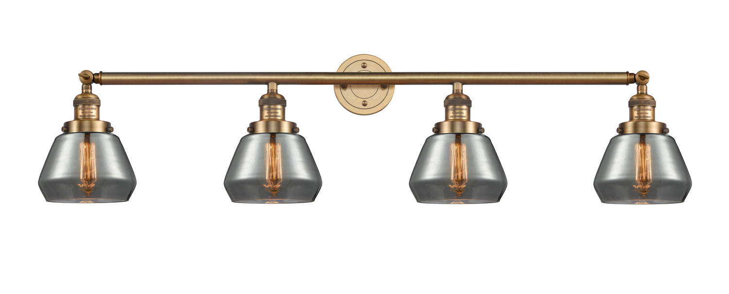 Innovations - 215-BB-G173 - Four Light Bath Vanity - Franklin Restoration - Brushed Brass