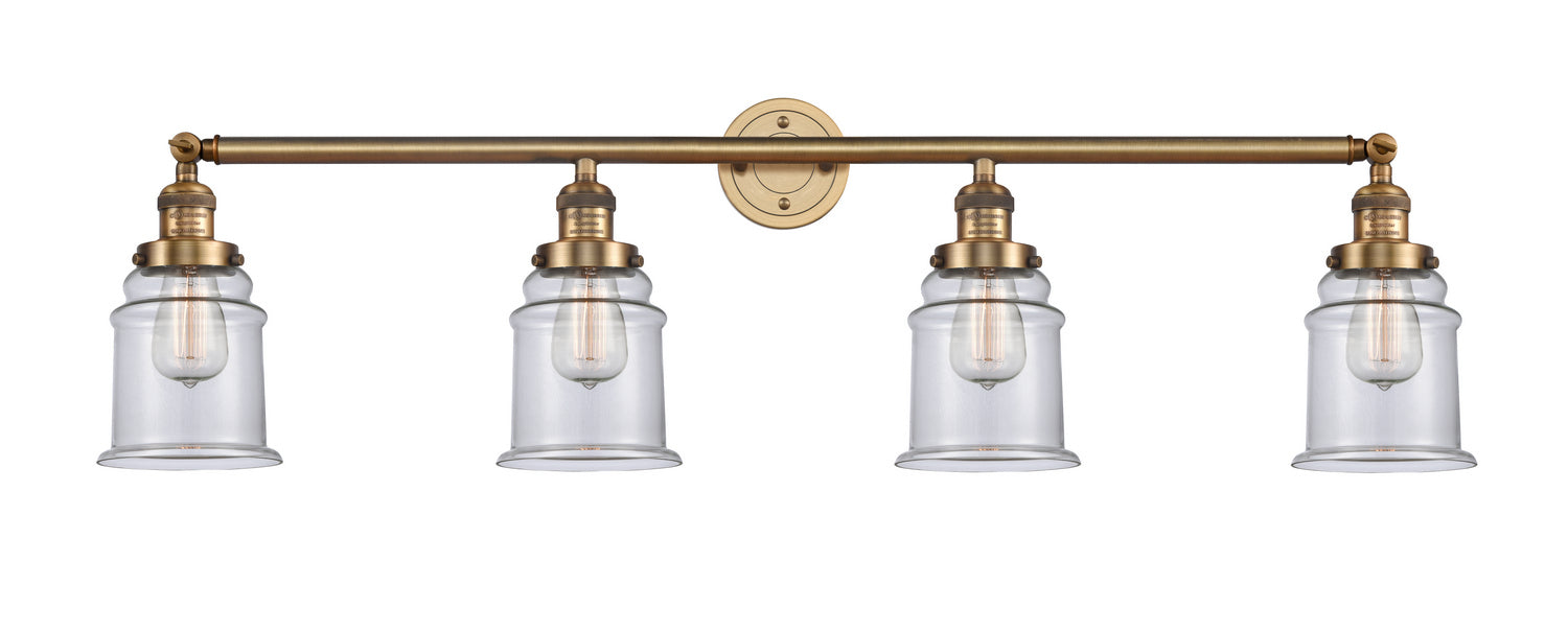 Innovations - 215-BB-G182 - Four Light Bath Vanity - Franklin Restoration - Brushed Brass