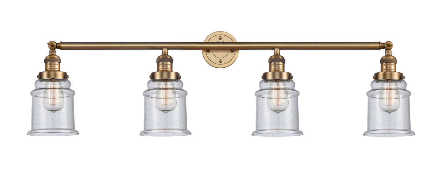 Innovations - 215-BB-G184 - Four Light Bath Vanity - Franklin Restoration - Brushed Brass