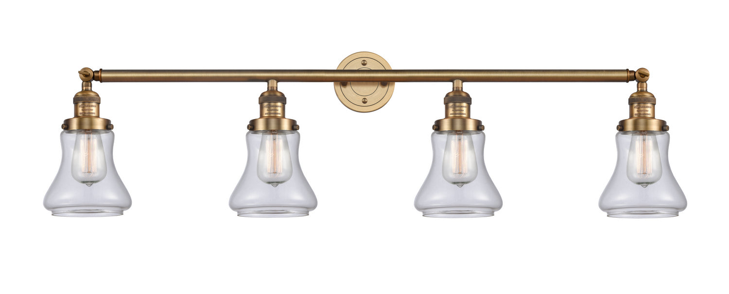 Innovations - 215-BB-G192 - Four Light Bath Vanity - Franklin Restoration - Brushed Brass