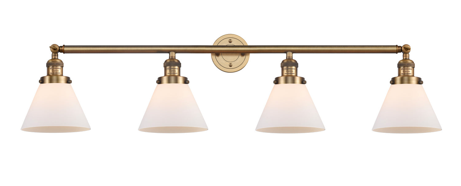 Innovations - 215-BB-G41 - Four Light Bath Vanity - Franklin Restoration - Brushed Brass