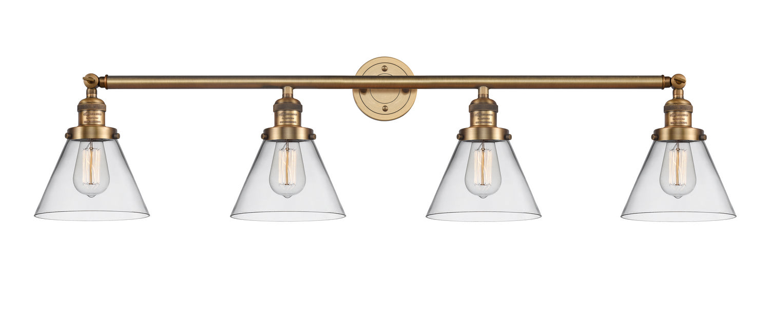 Innovations - 215-BB-G42 - Four Light Bath Vanity - Franklin Restoration - Brushed Brass