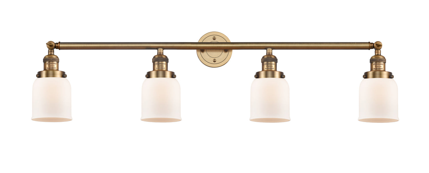 Innovations - 215-BB-G51 - Four Light Bath Vanity - Franklin Restoration - Brushed Brass