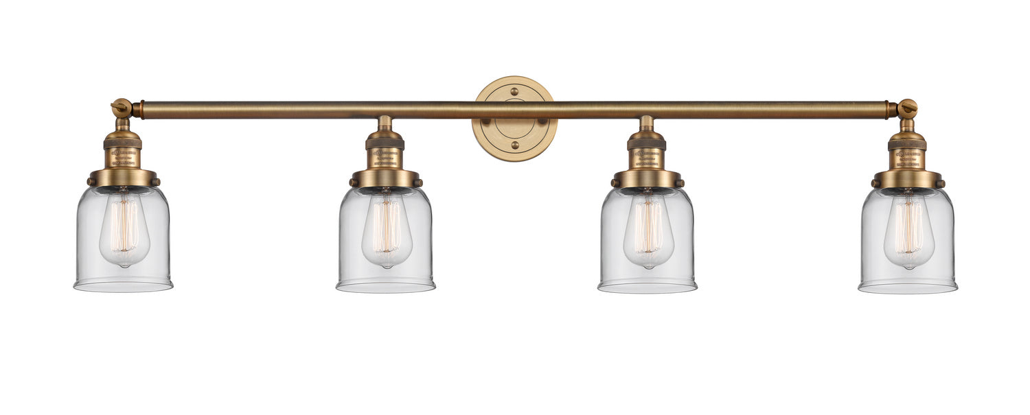 Innovations - 215-BB-G52 - Four Light Bath Vanity - Franklin Restoration - Brushed Brass