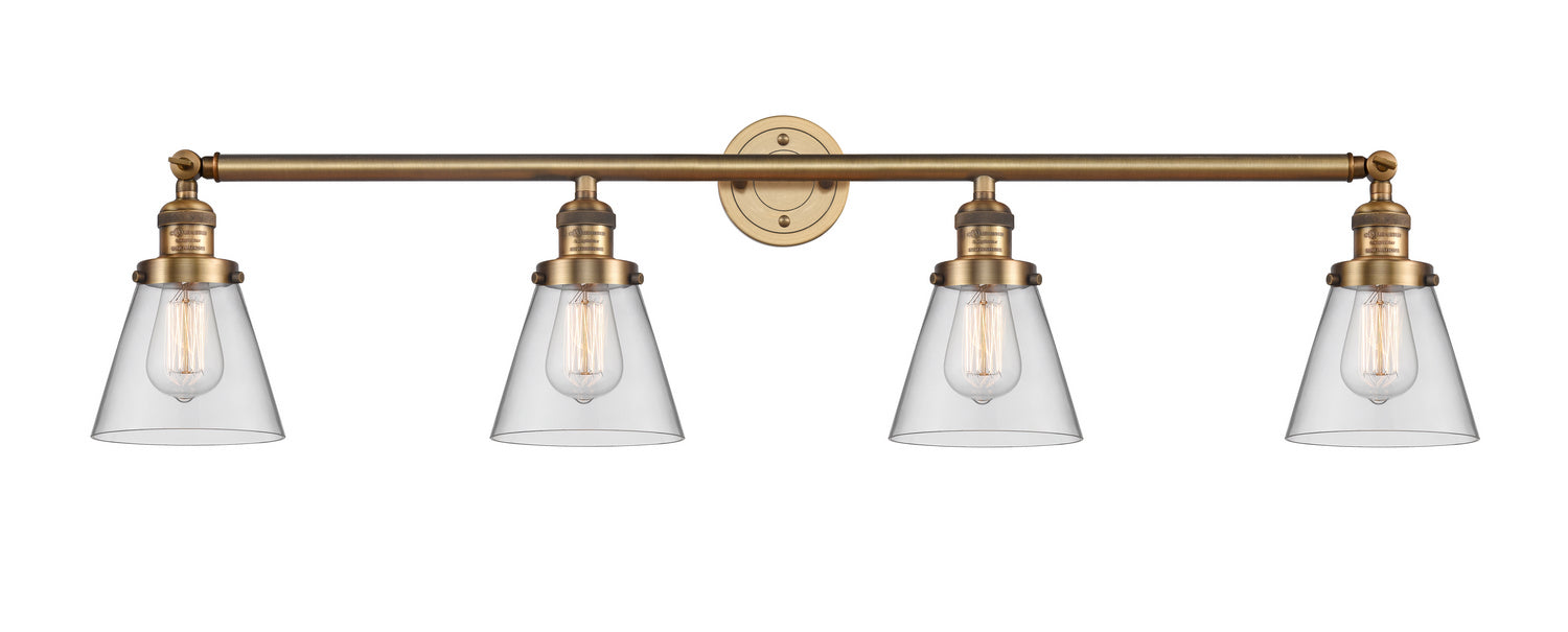 Innovations - 215-BB-G62 - Four Light Bath Vanity - Franklin Restoration - Brushed Brass