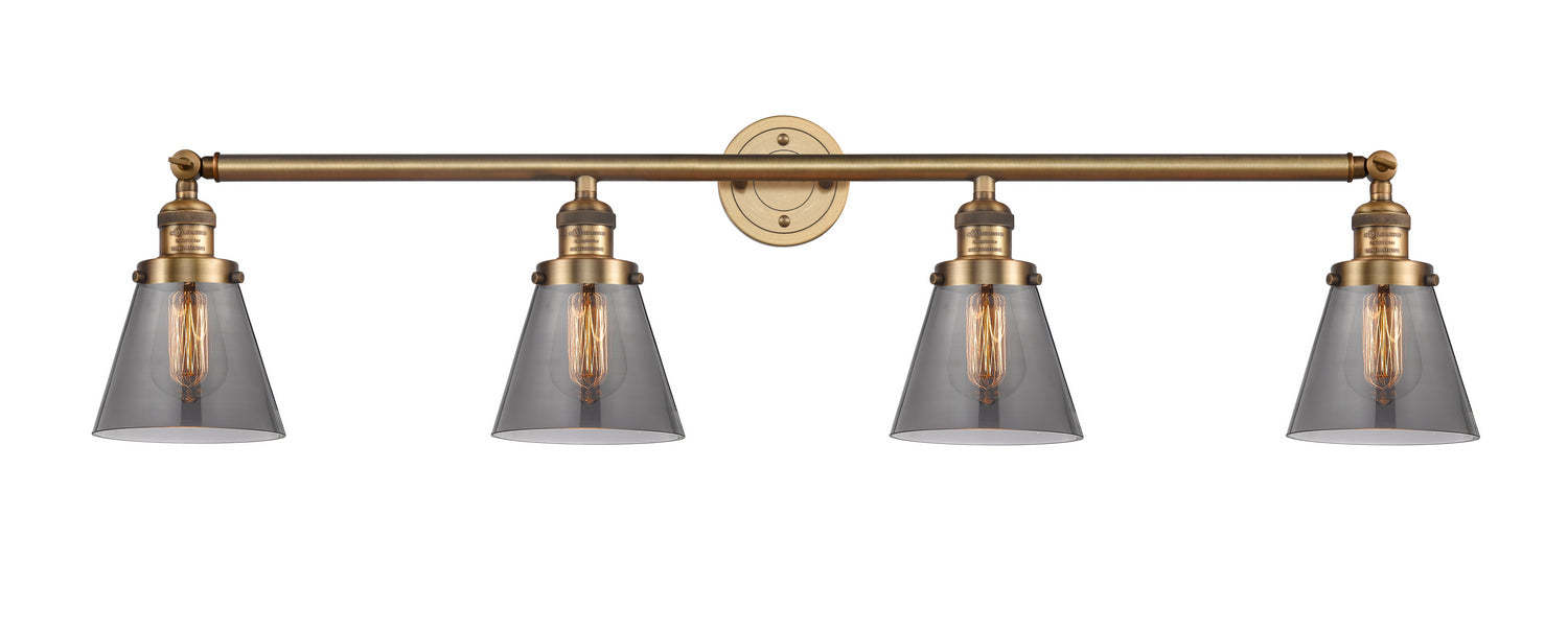 Innovations - 215-BB-G63 - Four Light Bath Vanity - Franklin Restoration - Brushed Brass