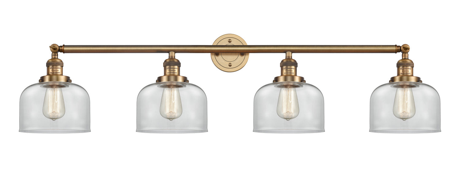 Innovations - 215-BB-G72 - Four Light Bath Vanity - Franklin Restoration - Brushed Brass