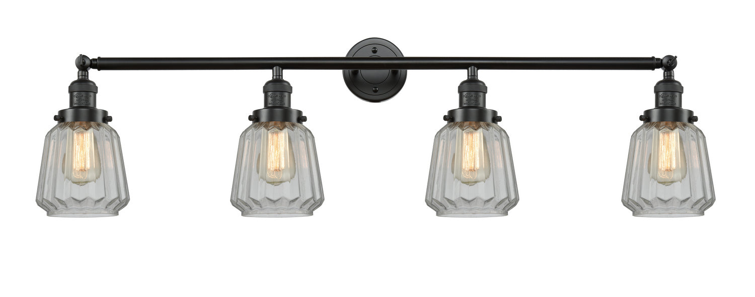 Innovations - 215-OB-G142 - Four Light Bath Vanity - Franklin Restoration - Oil Rubbed Bronze