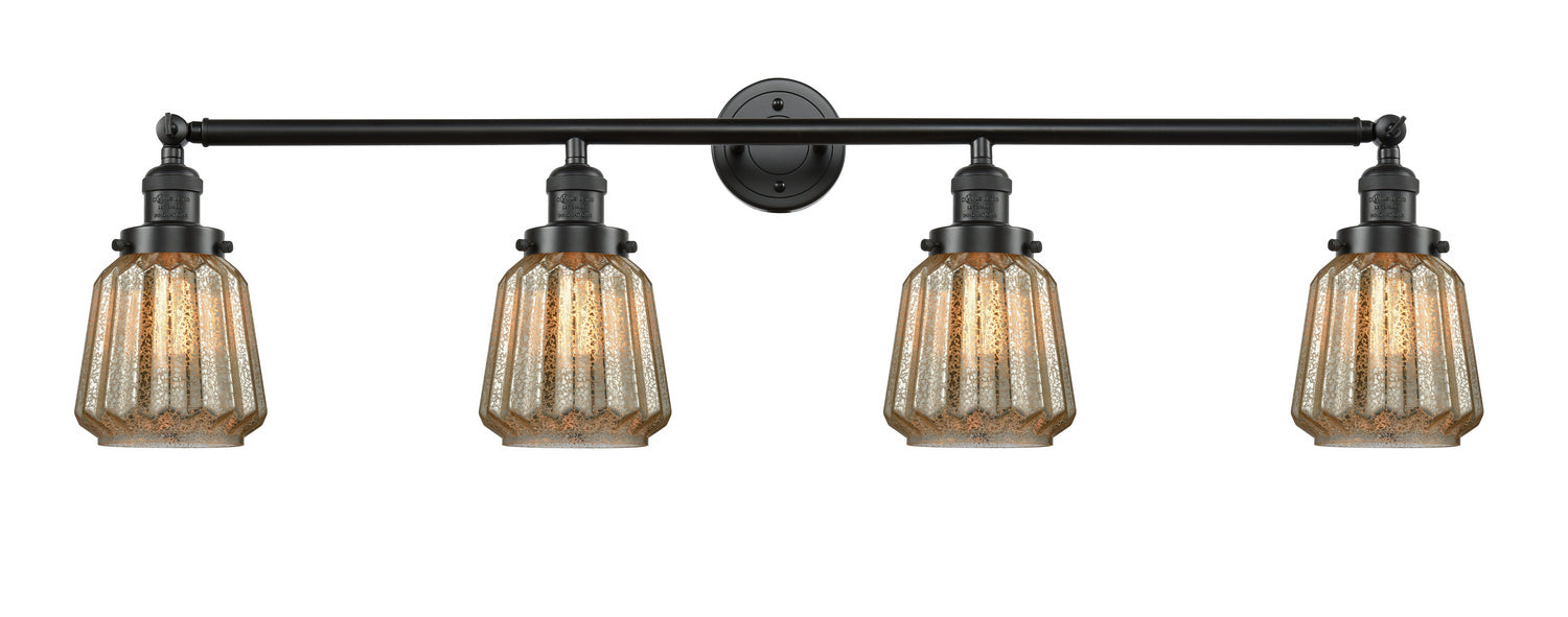 Innovations - 215-OB-G146 - Four Light Bath Vanity - Franklin Restoration - Oil Rubbed Bronze