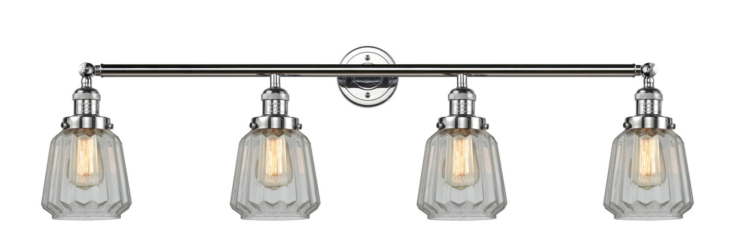 Innovations - 215-PC-G142 - Four Light Bath Vanity - Franklin Restoration - Polished Chrome