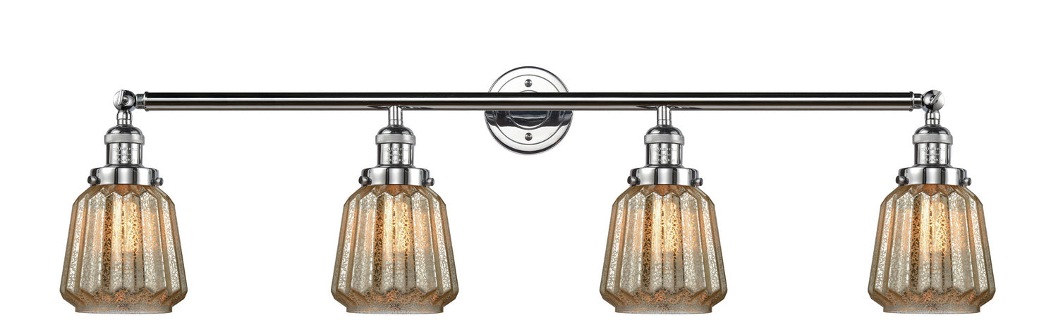 Innovations - 215-PC-G146 - Four Light Bath Vanity - Franklin Restoration - Polished Chrome