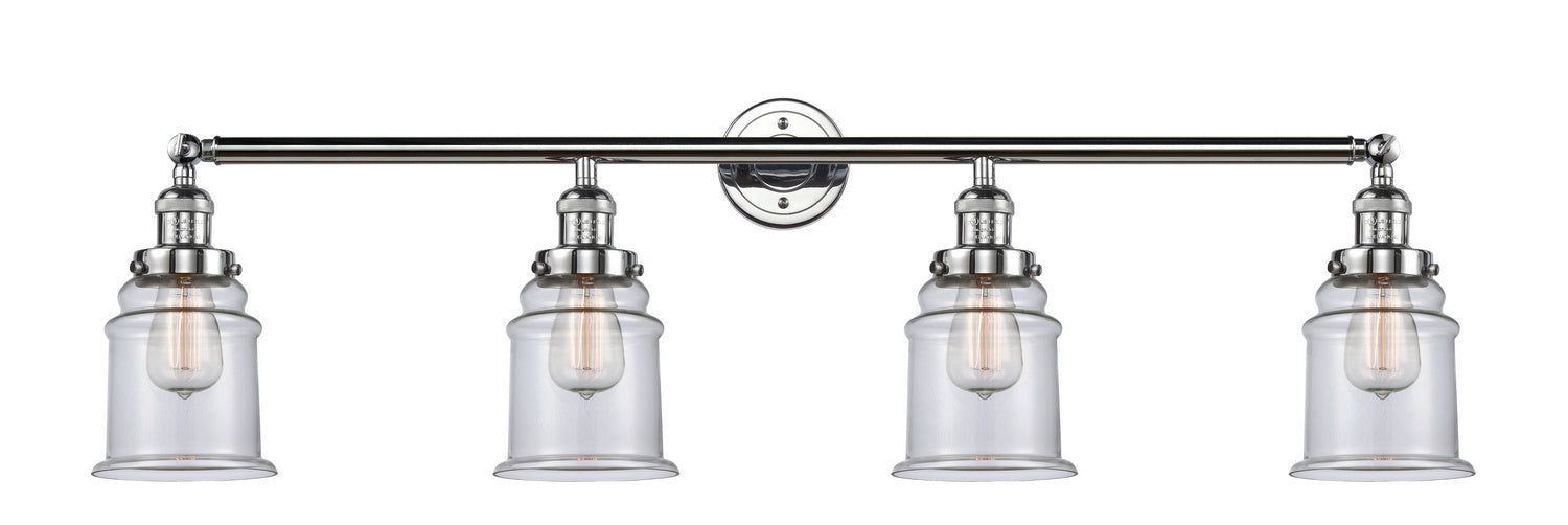 Innovations - 215-PC-G182 - Four Light Bath Vanity - Franklin Restoration - Polished Chrome