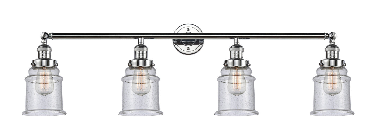 Innovations - 215-PC-G184 - Four Light Bath Vanity - Franklin Restoration - Polished Chrome
