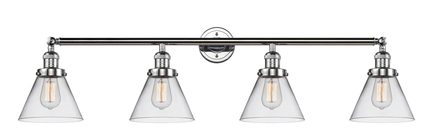 Innovations - 215-PC-G42 - Four Light Bath Vanity - Franklin Restoration - Polished Chrome