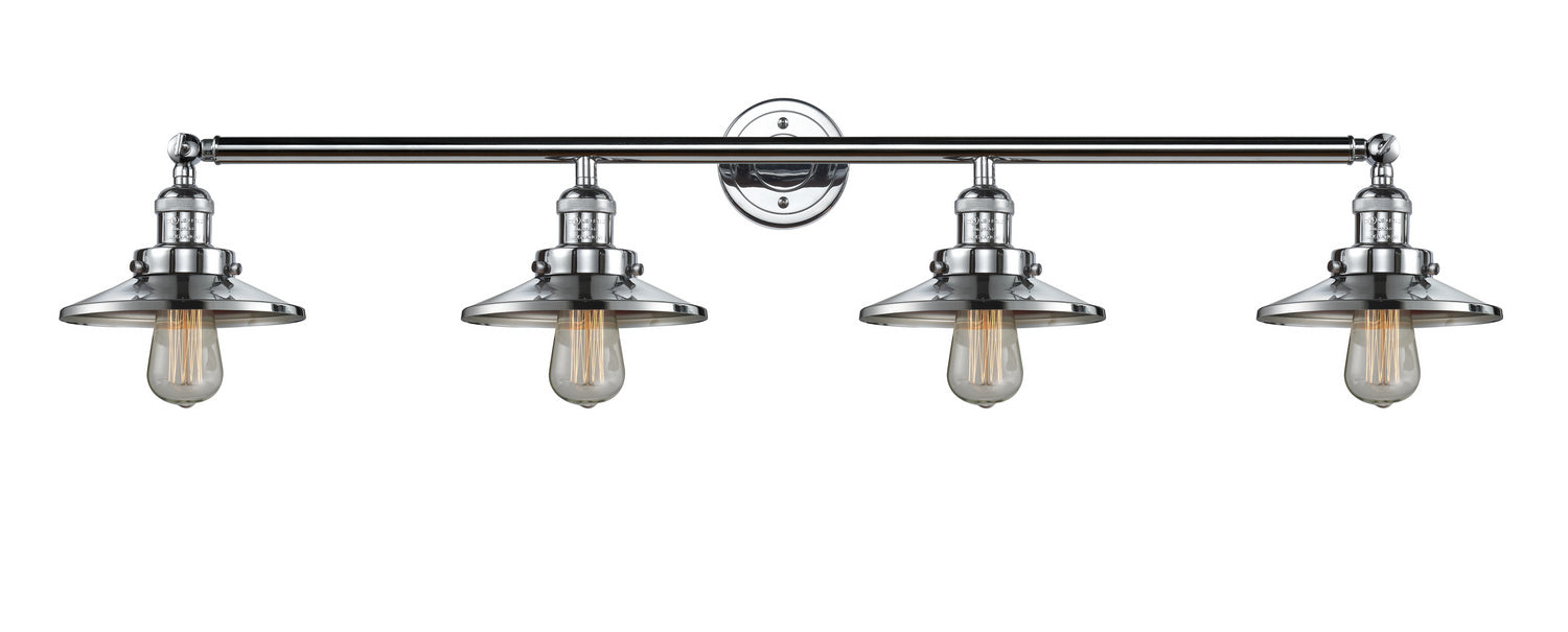 Innovations - 215-PC-M7 - Four Light Bath Vanity - Franklin Restoration - Polished Chrome