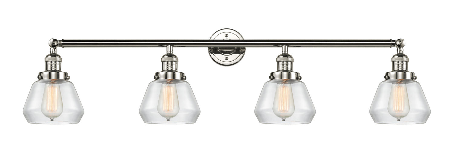 Innovations - 215-PN-G172 - Four Light Bath Vanity - Franklin Restoration - Polished Nickel