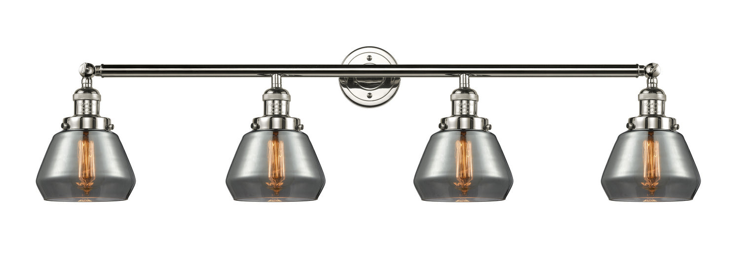 Innovations - 215-PN-G173 - Four Light Bath Vanity - Franklin Restoration - Polished Nickel