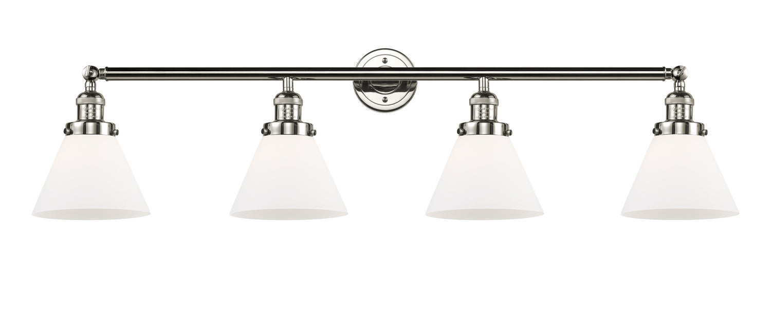 Innovations - 215-PN-G41 - Four Light Bath Vanity - Franklin Restoration - Polished Nickel