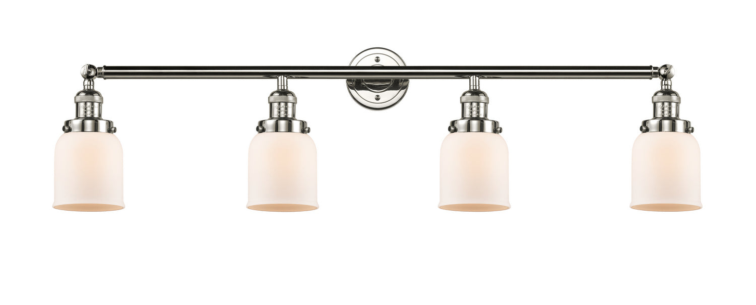 Innovations - 215-PN-G51 - Four Light Bath Vanity - Franklin Restoration - Polished Nickel