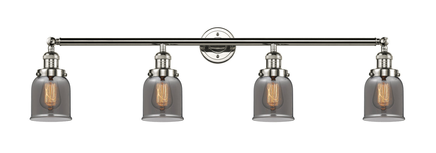 Innovations - 215-PN-G53 - Four Light Bath Vanity - Franklin Restoration - Polished Nickel
