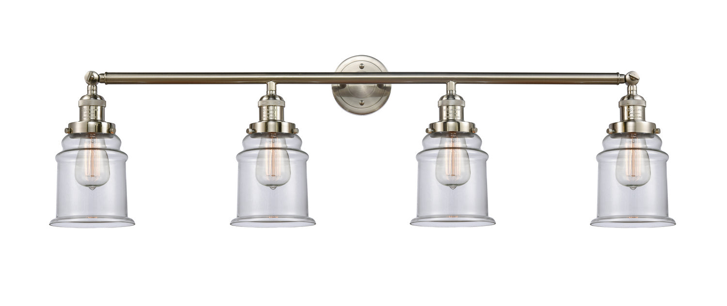 Innovations - 215-SN-G182 - Four Light Bath Vanity - Franklin Restoration - Brushed Satin Nickel