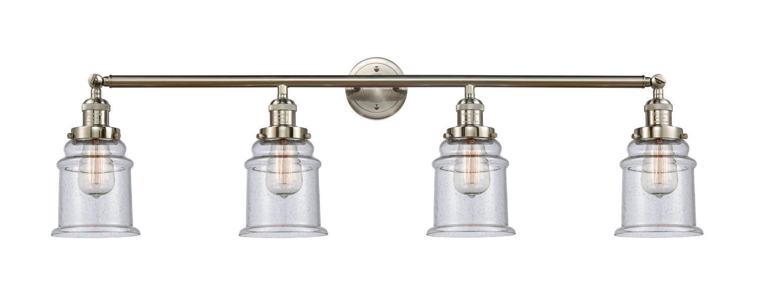 Innovations - 215-SN-G184 - Four Light Bath Vanity - Franklin Restoration - Brushed Satin Nickel