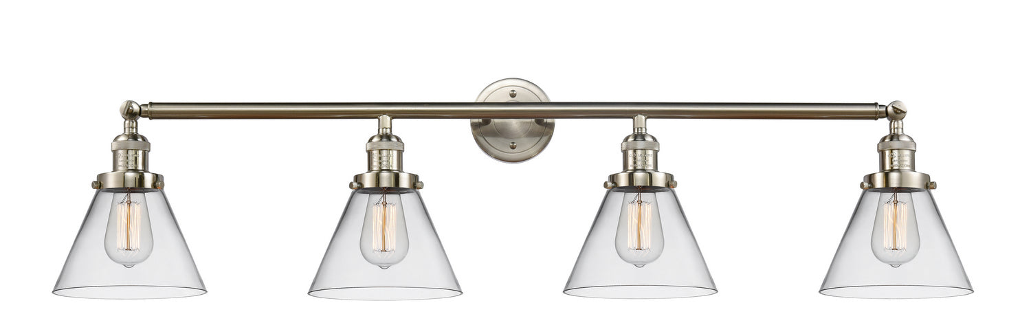 Innovations - 215-SN-G42 - Four Light Bath Vanity - Franklin Restoration - Brushed Satin Nickel