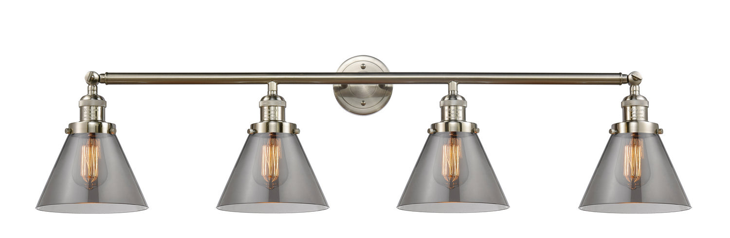 Innovations - 215-SN-G43 - Four Light Bath Vanity - Franklin Restoration - Brushed Satin Nickel
