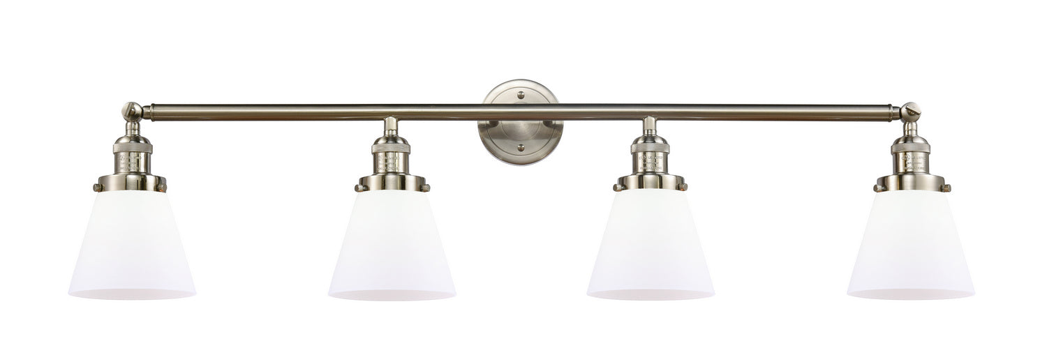 Innovations - 215-SN-G61 - Four Light Bath Vanity - Franklin Restoration - Brushed Satin Nickel
