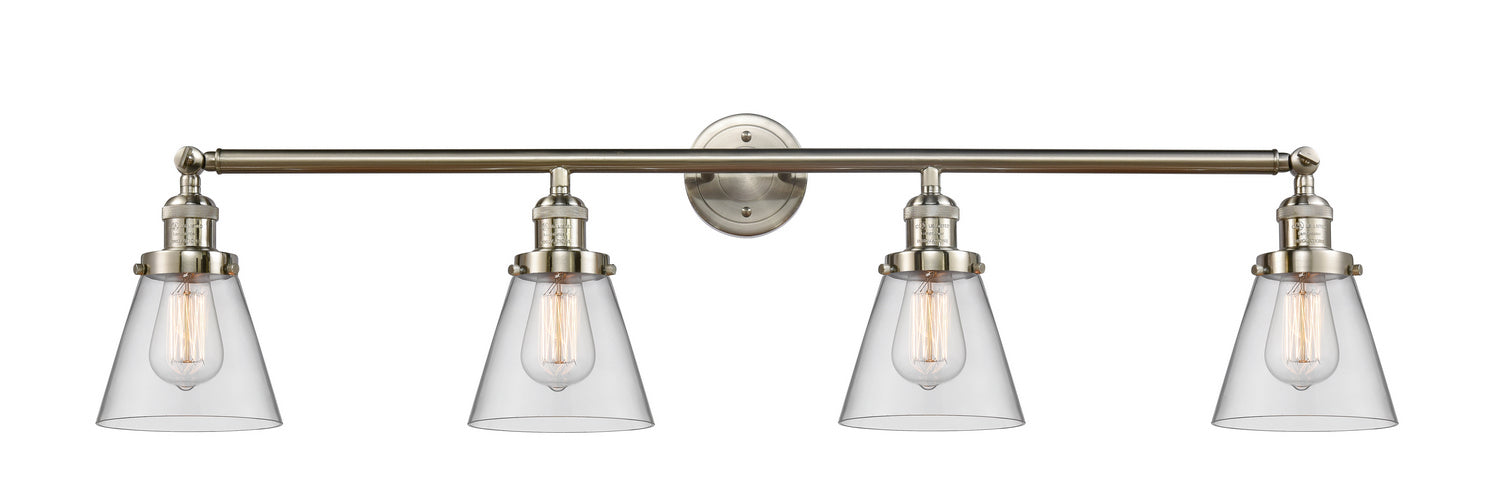 Innovations - 215-SN-G62 - Four Light Bath Vanity - Franklin Restoration - Brushed Satin Nickel