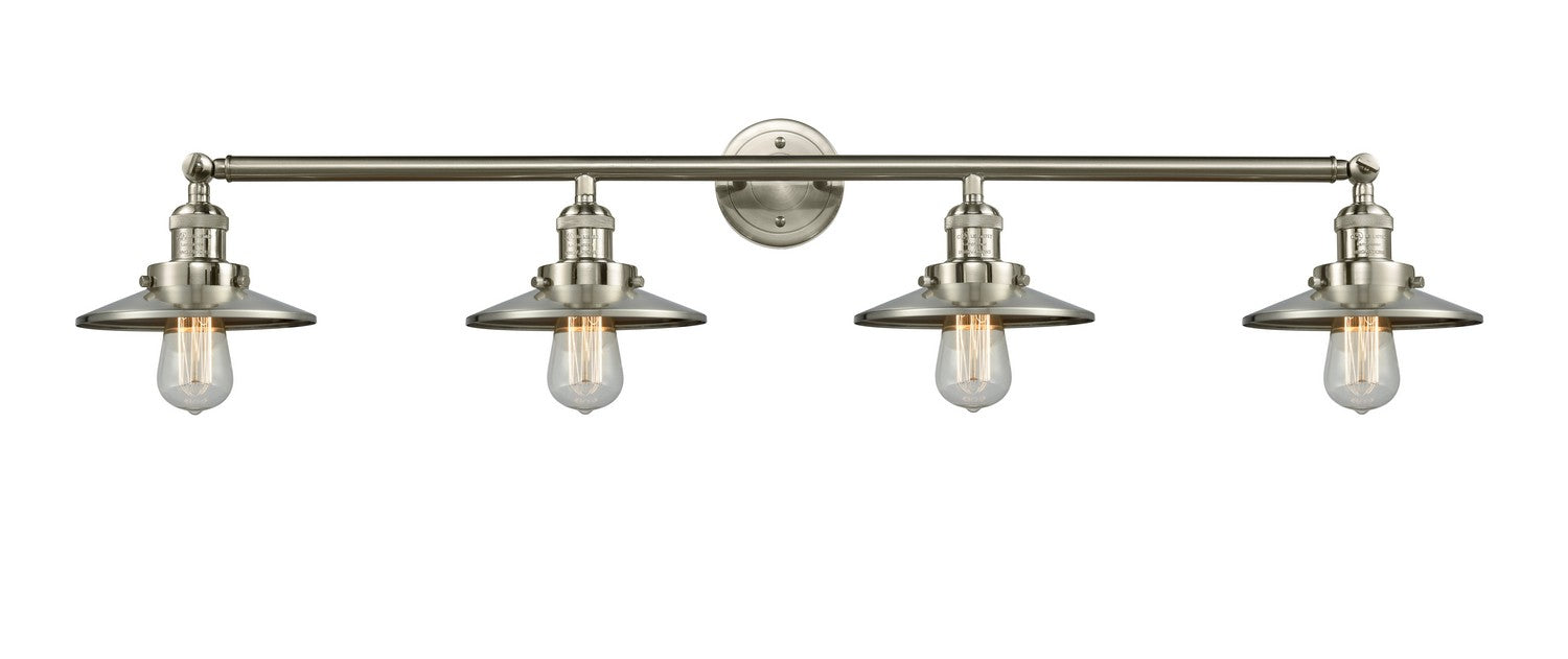 Innovations - 215-SN-M2 - Four Light Bath Vanity - Franklin Restoration - Brushed Satin Nickel