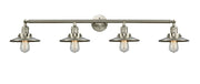 Innovations - 215-SN-M2 - Four Light Bath Vanity - Franklin Restoration - Brushed Satin Nickel