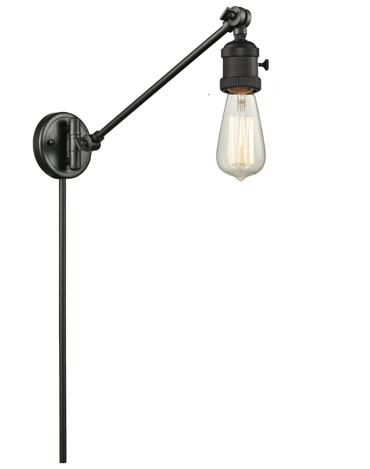 Innovations - 237-OB - One Light Swing Arm - Franklin Restoration - Oil Rubbed Bronze