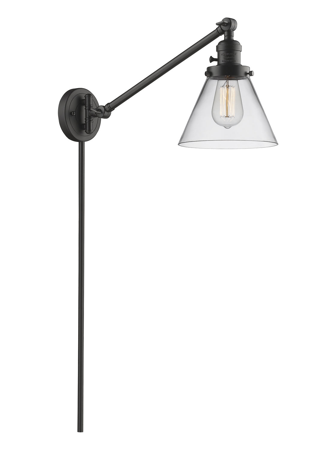 Innovations - 237-OB-G42 - One Light Swing Arm - Franklin Restoration - Oil Rubbed Bronze