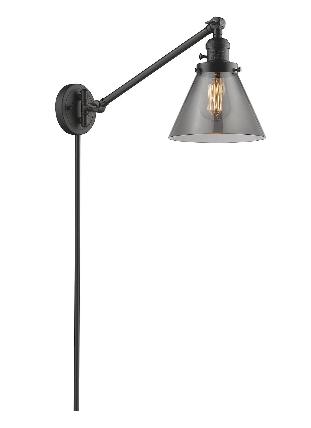 Innovations - 237-OB-G43 - One Light Swing Arm - Franklin Restoration - Oil Rubbed Bronze