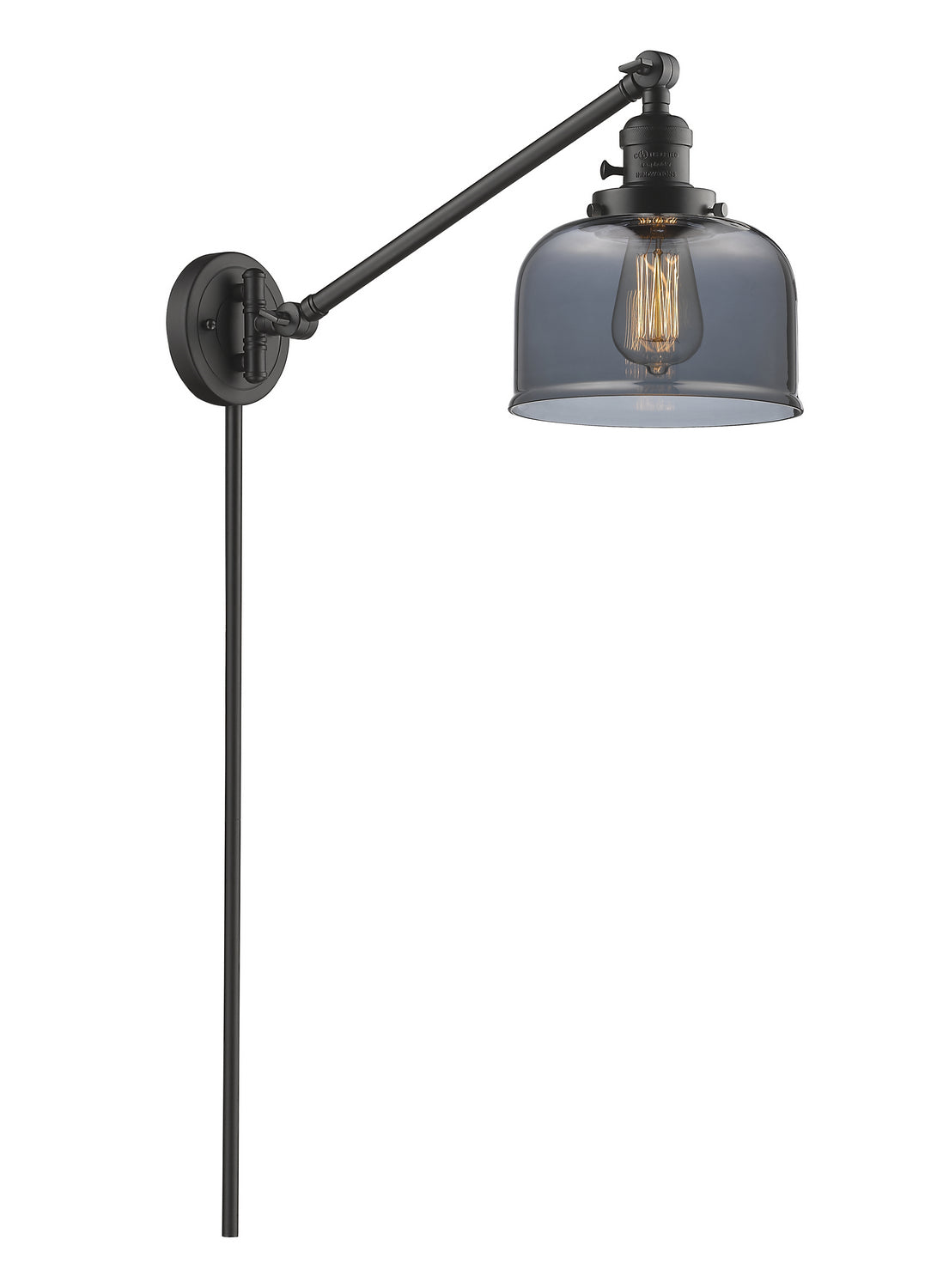 Innovations - 237-OB-G73 - One Light Swing Arm - Franklin Restoration - Oil Rubbed Bronze