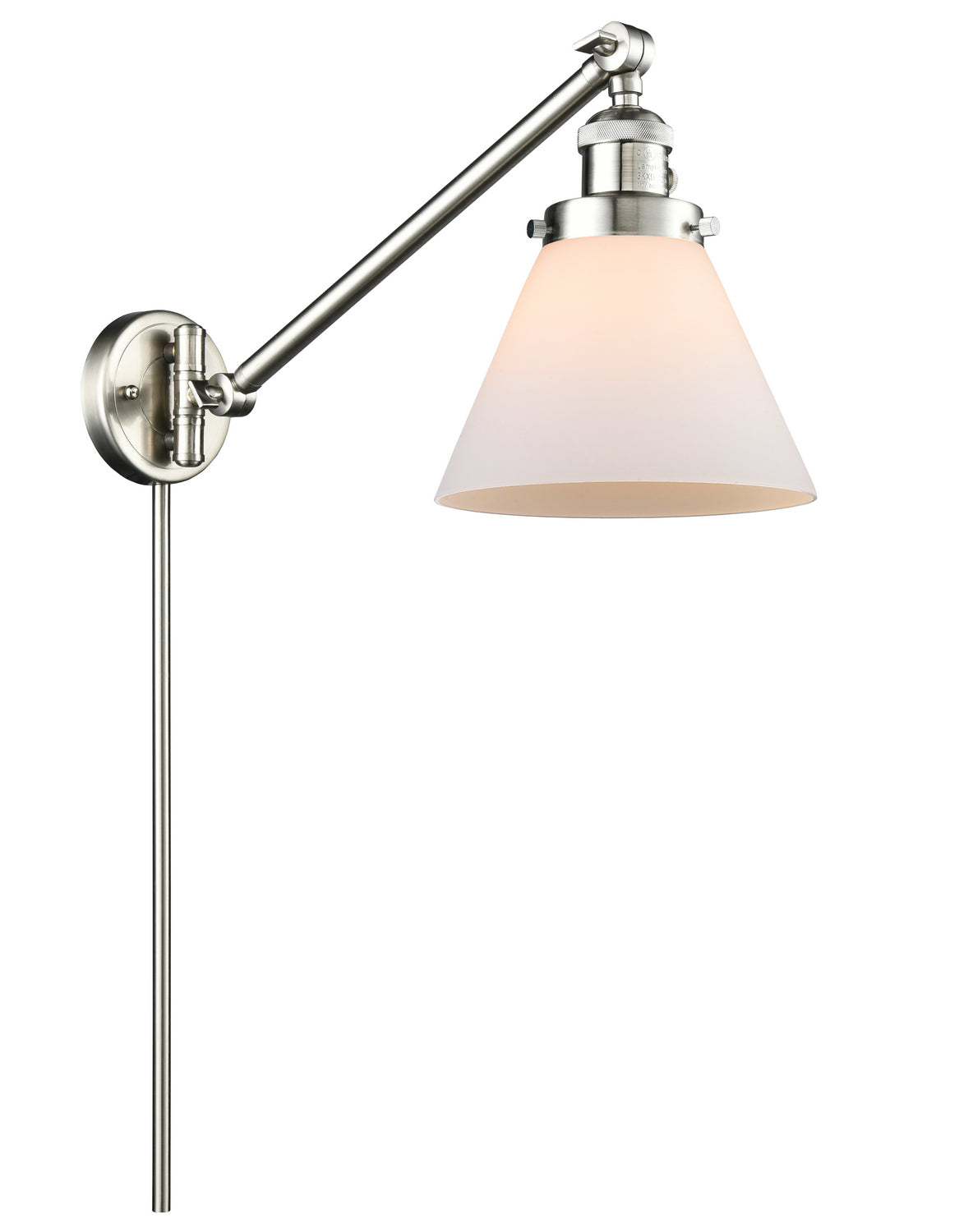 Innovations - 237-SN-G41 - One Light Swing Arm - Franklin Restoration - Brushed Satin Nickel