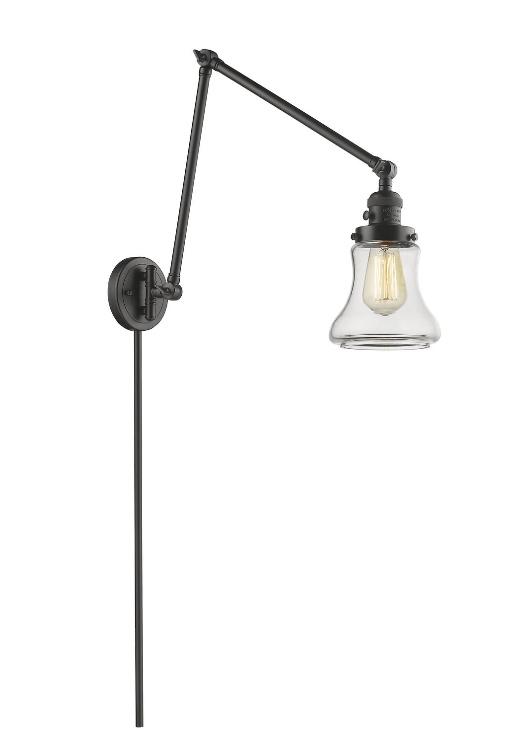 Innovations - 238-OB-G192 - One Light Swing Arm - Franklin Restoration - Oil Rubbed Bronze