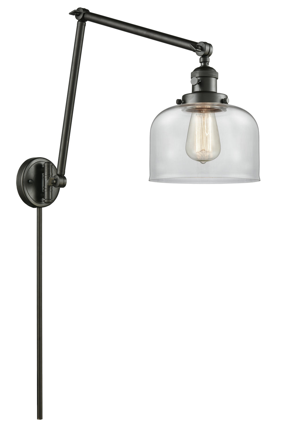 Innovations - 238-OB-G72 - One Light Swing Arm - Franklin Restoration - Oil Rubbed Bronze