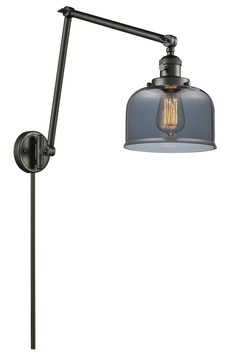 Innovations - 238-OB-G73 - One Light Swing Arm - Franklin Restoration - Oil Rubbed Bronze