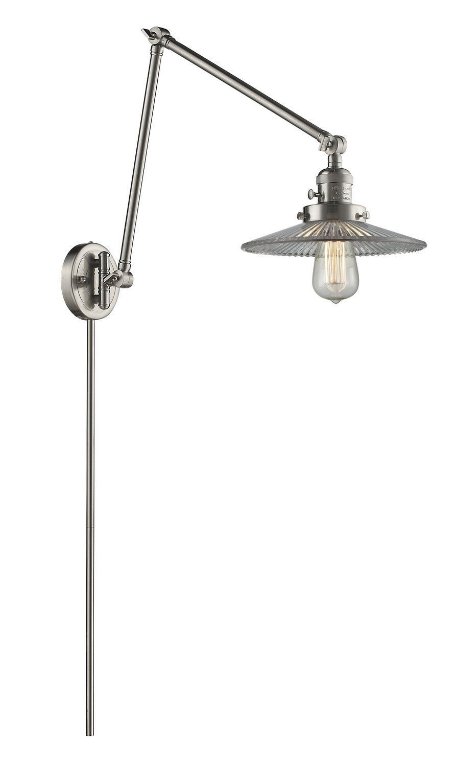 Innovations - 238-SN-G2 - One Light Swing Arm - Franklin Restoration - Brushed Satin Nickel