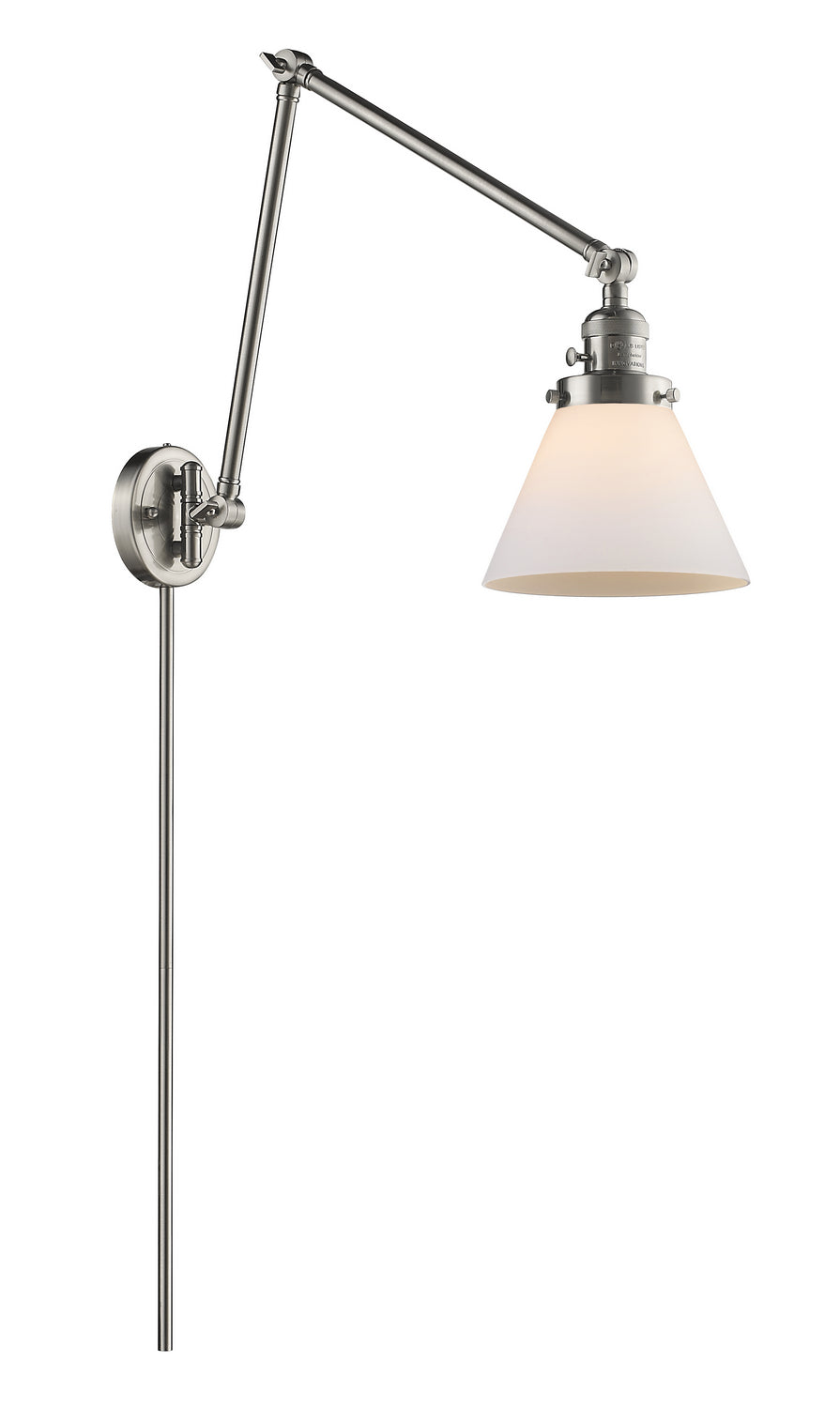 Innovations - 238-SN-G41 - One Light Swing Arm - Franklin Restoration - Brushed Satin Nickel