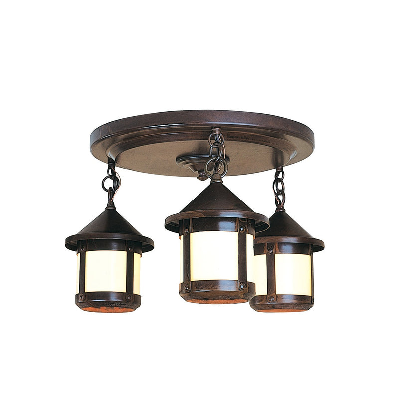 Arroyo - BCM-6S/3OF-BZ - Three Light Flush Mount - Berkeley - Bronze