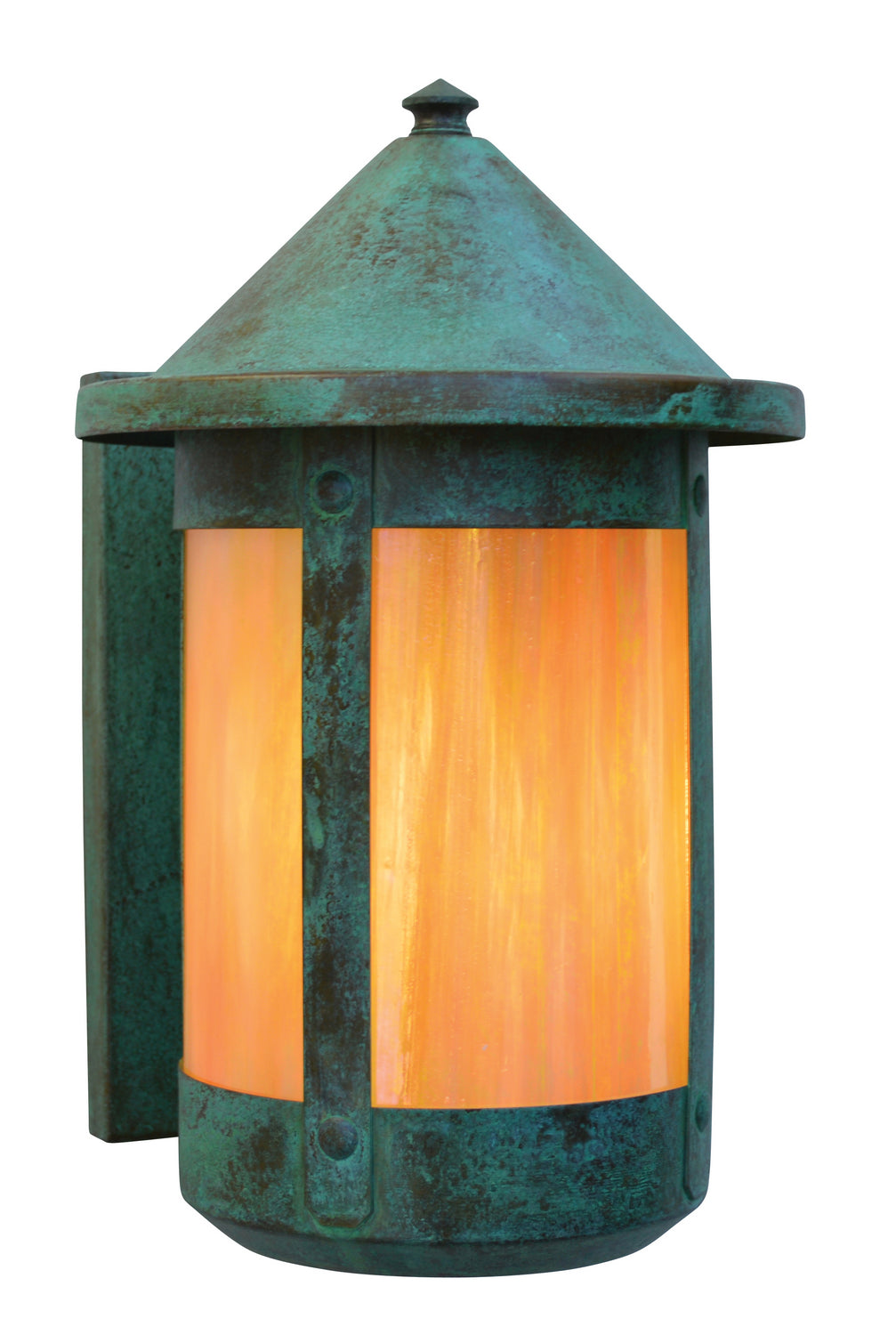 Arroyo - BS-7RGW-VP - One Light Wall Mount - Berkeley - Verdigris Patina
