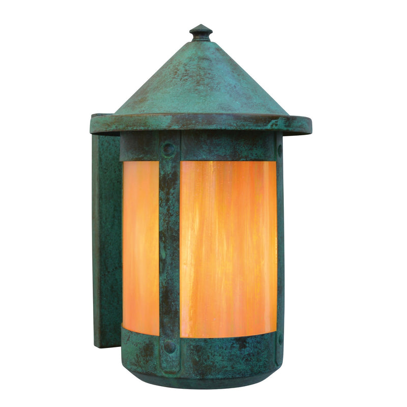 Arroyo - BS-7RGW-VP - One Light Wall Mount - Berkeley - Verdigris Patina