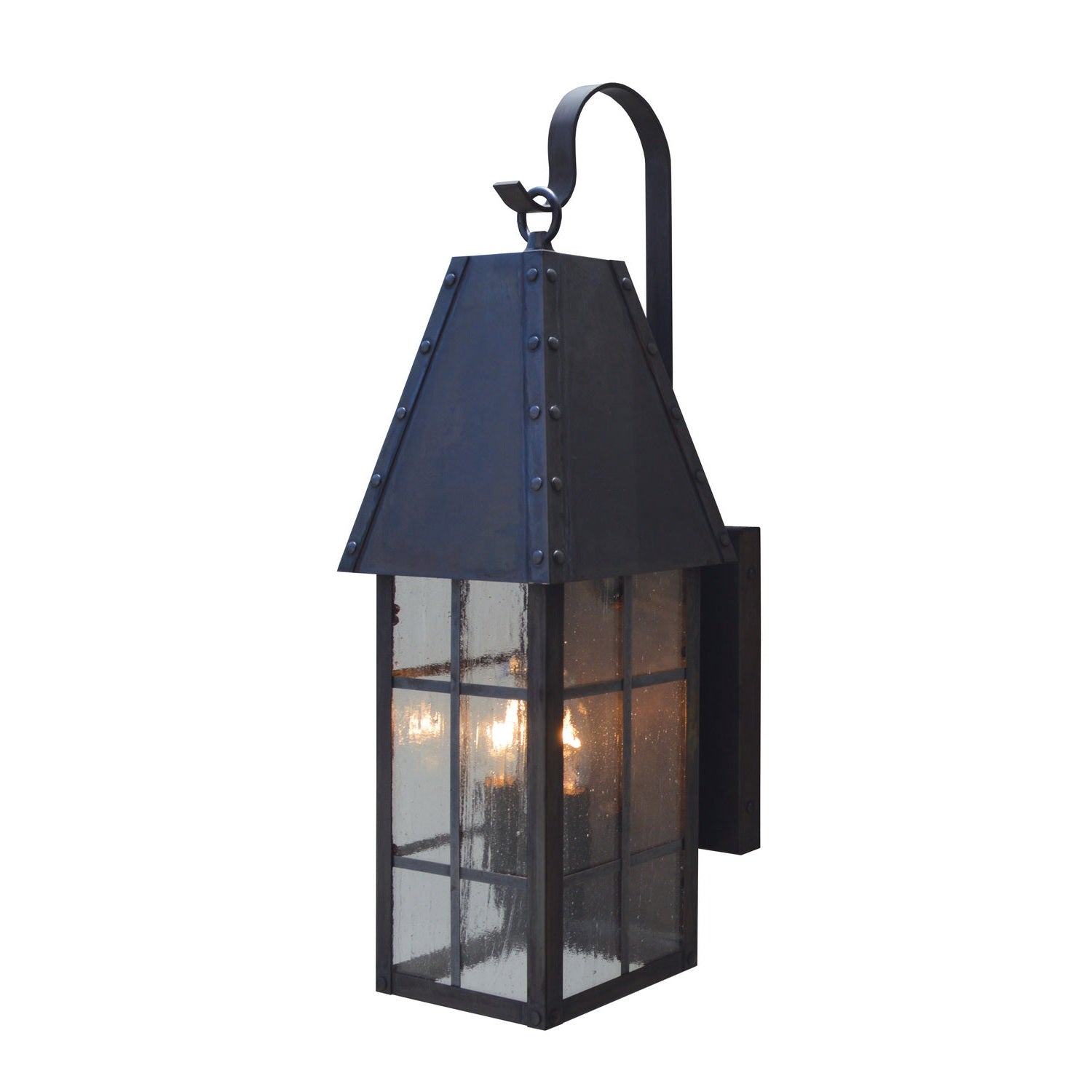 Arroyo - HAB-6CS-MB - Two Light Wall Mount - Hampton - Mission Brown